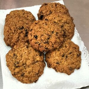 Galletas de avena con pasas