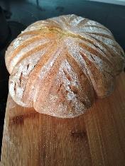Pan de Calabaza de masa madre