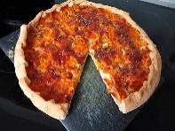 Galeta salada de masa madre con calabaza y quezo