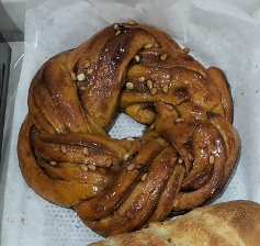 Brioche de calabaza con especias de masa madre